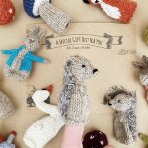 Hedgehog Finger Puppet