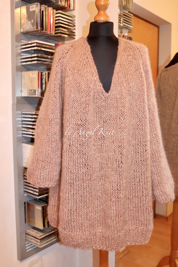 Peach oversized clearance sweater