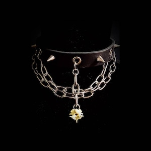 Python Vertebrae Spiked Choker