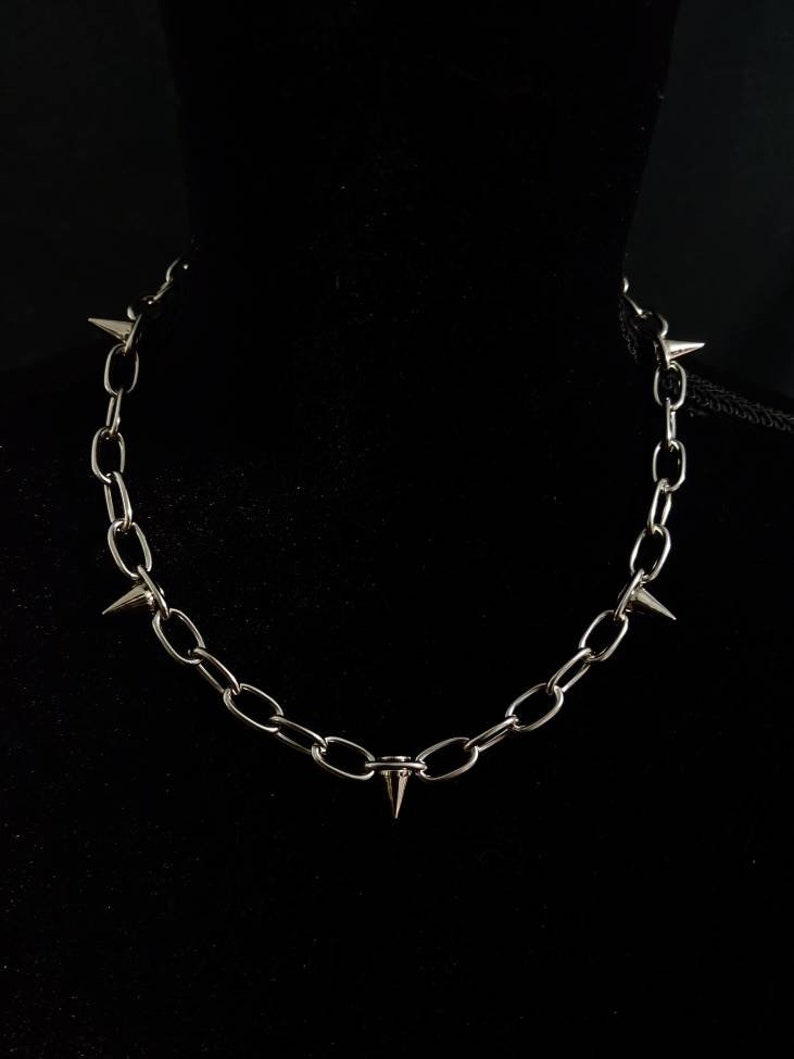 Break Free Spiked Chain Necklace image 1