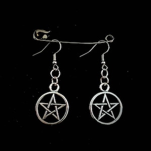 Pentacle Earrings