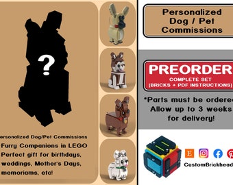 Personalized Dog Brick Gift Set