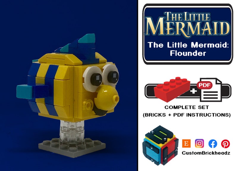 lego brickheadz little mermaid