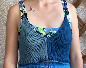 3-in-1 Tank | Sentro Circular Knitting Machine Pattern | Downloadable PDF Pattern