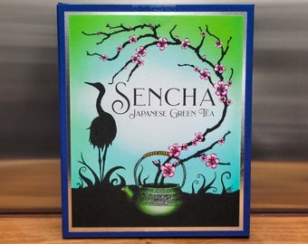 Sencha Japanese Green Tea Loose Leaf 4oz/113g box Aromas & flavors of steamed rice, butter lettuce and sugar snap peas.