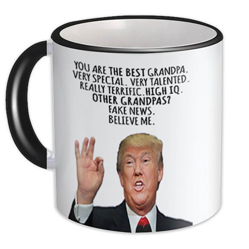 Gift for GRANDPA : Donald Trump the Best Granpa Funny Mug | Etsy