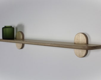 Plywood Floating Shelf - Wall Display Shelf - Scandi Style - Modern Shelves - Display Shelf - Custom Sizes/Colours