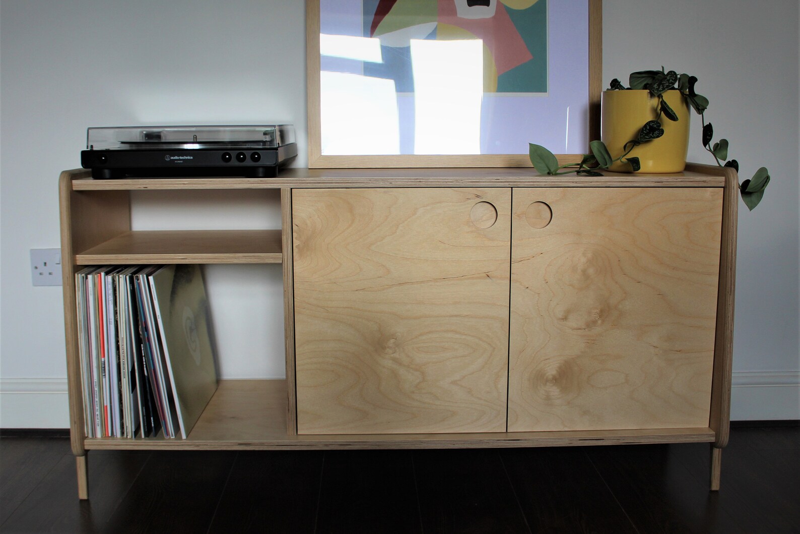 CLAPTON Plywood Turntable and Record Stand/ Record Etsy UK