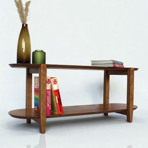 NARA - Modern Plywood Shelving Unit, Customizable Modular Bookshelf image 1