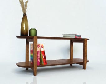 NARA - Modern Plywood Shelving Unit, Customizable Modular Bookshelf