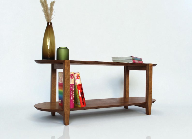 NARA - Modern Plywood Shelving Unit, Customizable Modular Bookshelf image 1