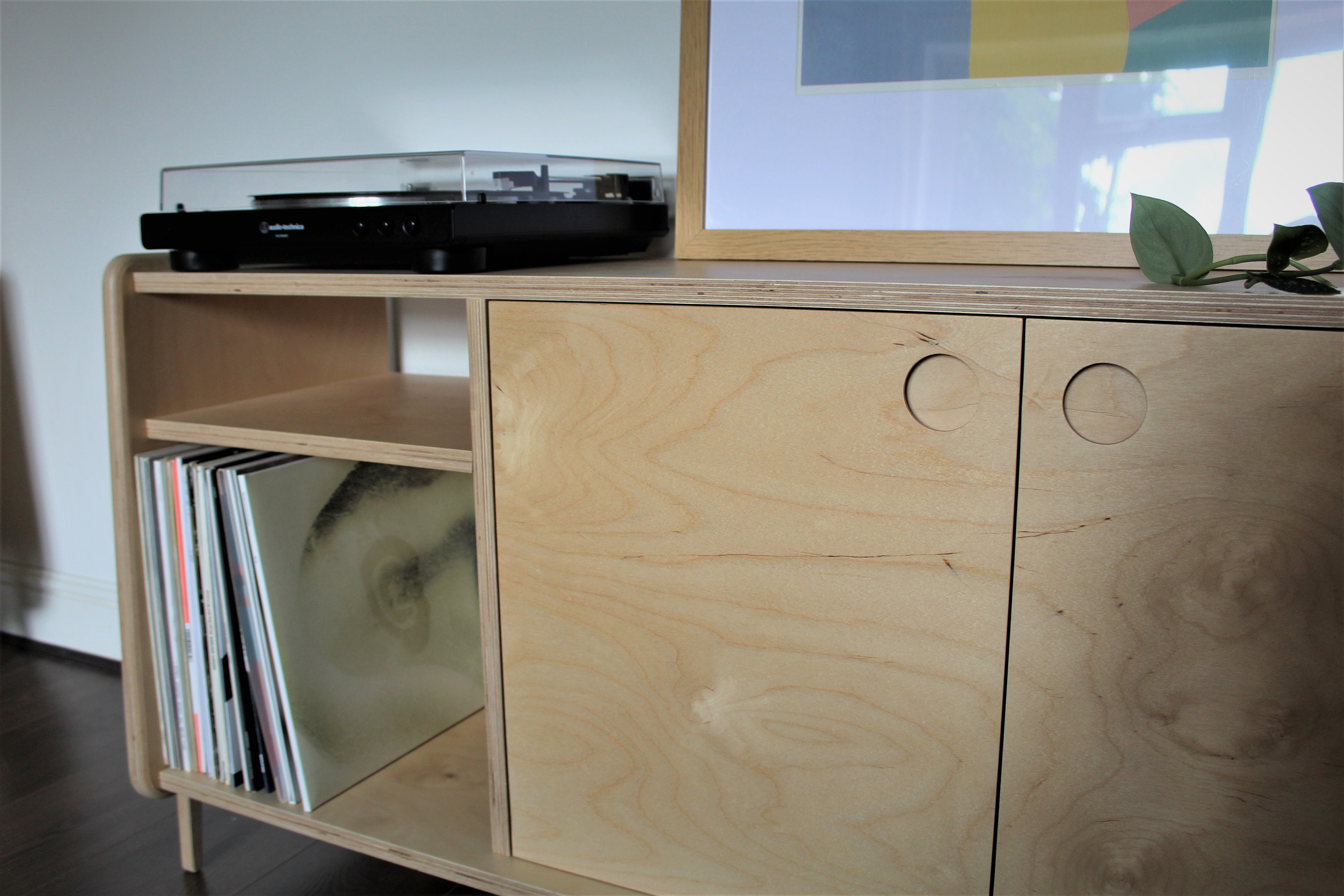 CLAPTON Plywood Turntable and Record Stand/ Record Etsy UK