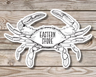 Eastern Shore Crab Sticker/Magnet