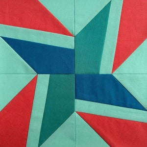 Quilt Concert 2023 Twinkle Twinkle Block One, Pinwheel. PDF Download, Digital file image 4