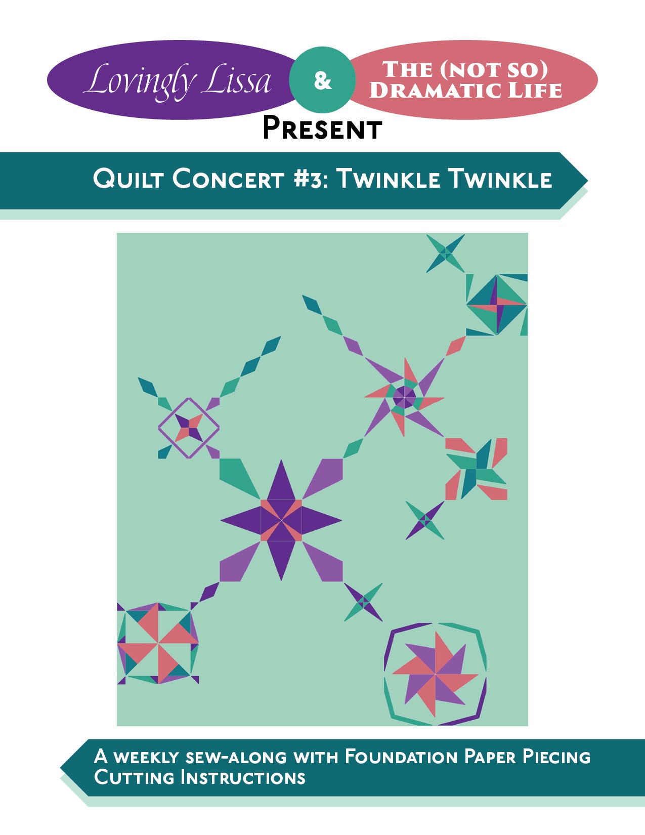 Quilt Concert 2023 - Twinkle Twinkle - Lucky Star - Block 7 - PDF ...