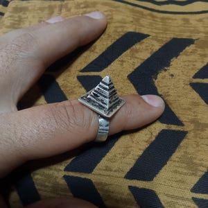 Ancient Berber silver ring from southern Morocco antique Berber jewellery.
