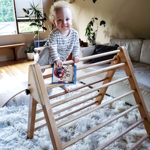 Foldable Climbing Triangle Plans, Montessori plans, climbing stairs plans, instant download plans, make it yourself project