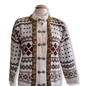 Vintage scandinavian sweater Vintage norwegian wool sweater