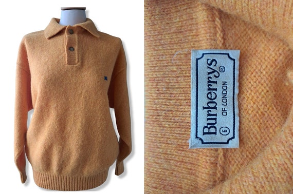 Vintage Burberrys of London wool pullover Knit po… - image 1