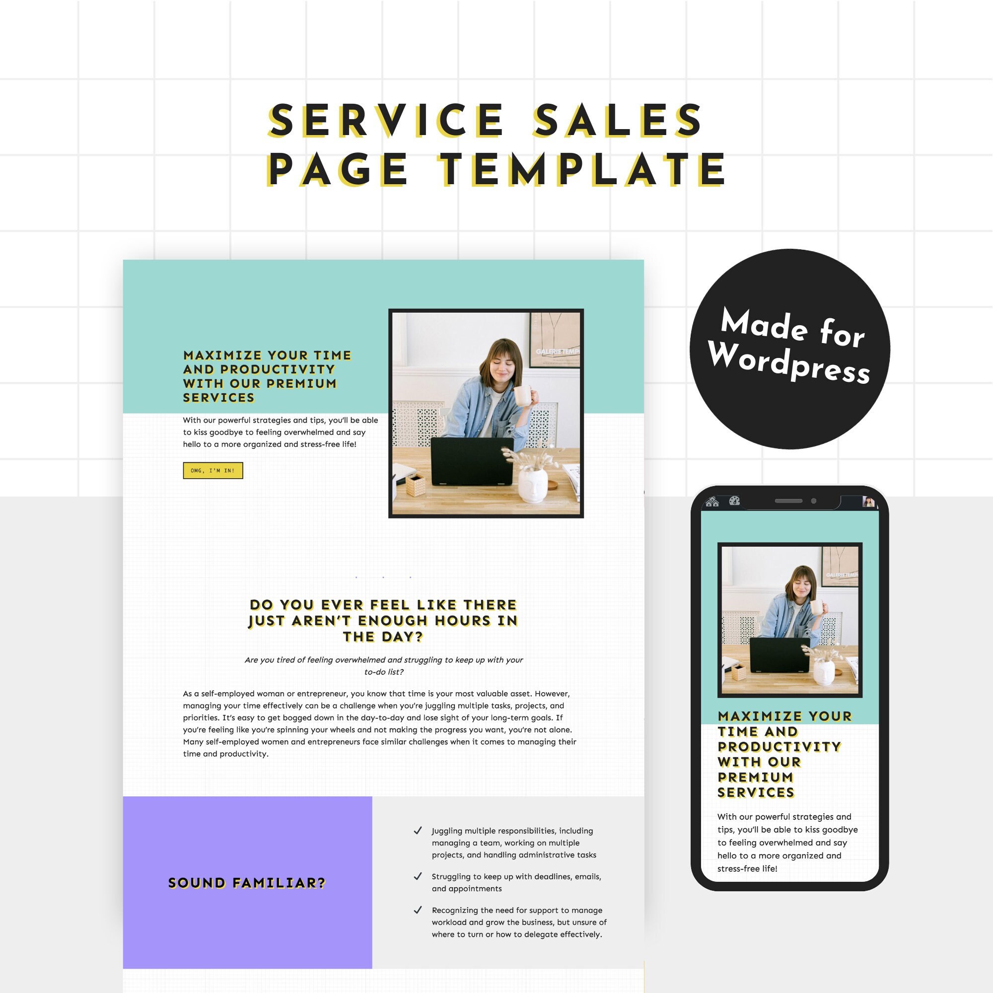 Bold Sales Templates for Wordpress | Long-Form, Services, Products | Creative Design | Gutenberg Blocks