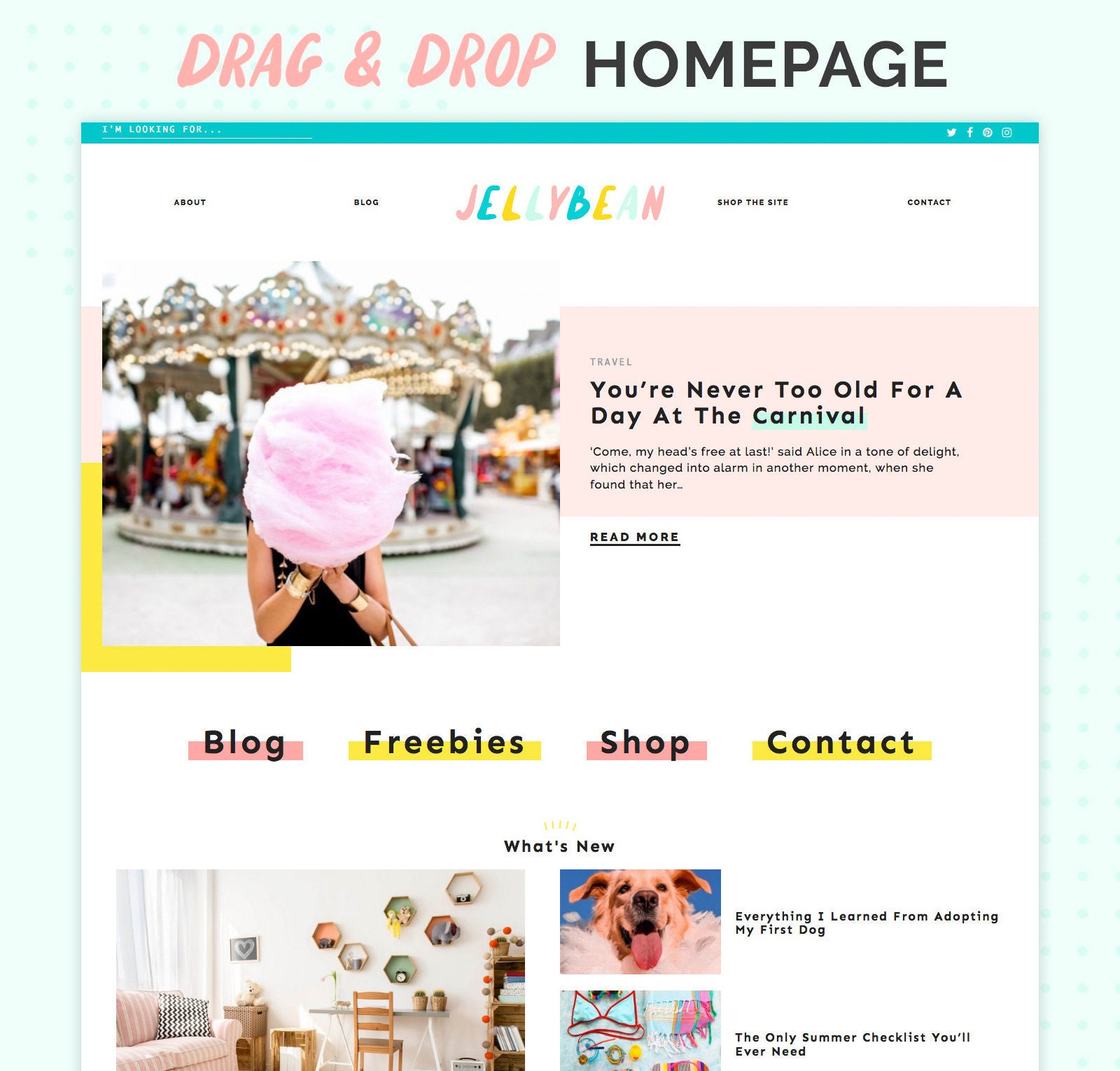 JellyBean, Wordpress Theme for Bloggers | Responsive Wordpress Blog, …