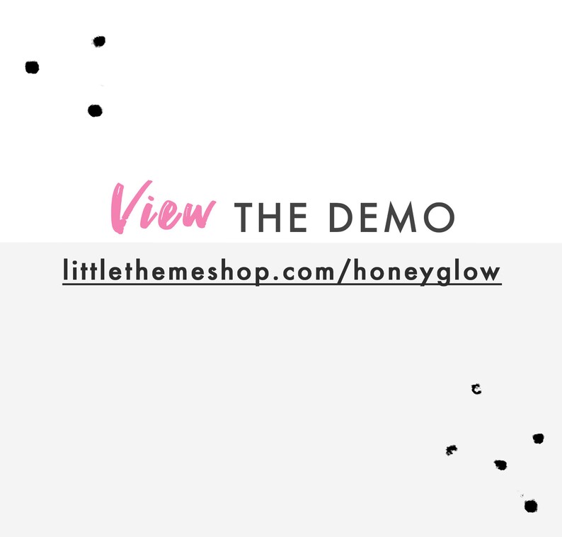 Link to Honeyglow, pink Wordpress theme for bloggers, demo site.