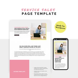 Fun Sales Templates for Wordpress: Long-Form, Services, Products