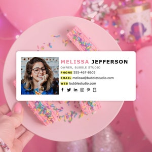 Clickable Email Signature Template: HTML for Gmail, Outlook (Digital Download)