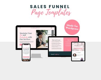 Professionelle Sales Funnel Templates für WordPress:Lead Magnet, Tripwire, Thank You Page