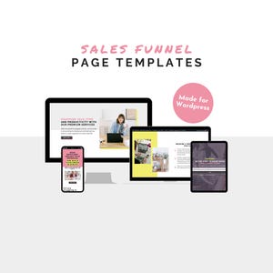 Fun Sales Funnel Templates for WordPress: Lead Magnet, Tripwire, Thank You Page