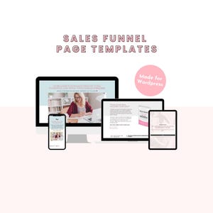 Pastel Sales Funnel Templates for WordPress: Lead Magnet, Tripwire, Thank You Page