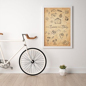 Impressão de citações de amor de viagem, impressão de Wanderlust, impressões de citações de vida, arte de parede escandinava, impressão de pôster, arte de parede para impressão de verão, decoração de casa