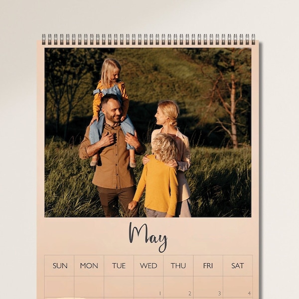 Large Custom Wall Calendar Etsy