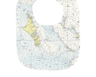 Map Print Baby Bib: Travel Theme Baby Shower Gift Idea. Baby Girl Gift, Baby Boy Gift, Baby Gift, Baby Bibs, Nautical/World Map Pattern Bib.
