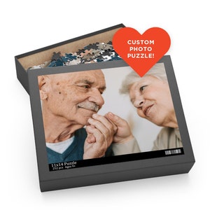 Custom Picture Puzzle, Personalized Photo Puzzle, Unique Couple Gift, Anniversaries Weddings Special Moments Family Keepsake Jigsaw Puzzle