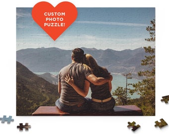 Custom Picture Puzzle, Personalized Photo Puzzle, Unique Couple Gift, Anniversaries Weddings Special Moments Family Keepsake Jigsaw Puzzle