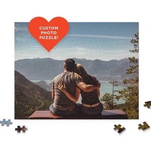 Custom Picture Puzzle, Personalized Photo Puzzle, Unique Couple Gift, Anniversaries Weddings Special Moments Family Keepsake Jigsaw Puzzle