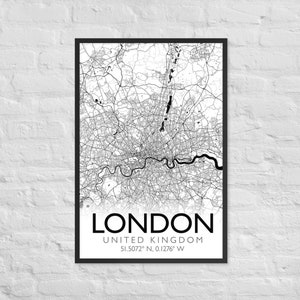 Custom Modern Art City Map, Personalized Street Map Print, Urban Map Artwork, Choose Your City Frame Map Print, Cityscape Map Wall Art Gift