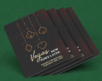 Personalisierte Las Vegas Bachelor / Junggesellinnenabschied Geschenk, Benutzerdefinierte Hochzeitsbevorzugungen Kartenspiel, Einzigartiges Hochzeitstag Andenken, Brautparty Geschenk