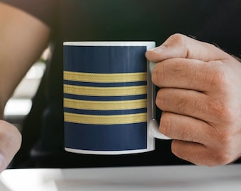 Pilot Mug, Captain Mug, Funny Coffee Mug, Travel Mug, Dad Mug, Mom Mug, Christmas Mug, Funny Pilot Mug, Team Captain Gift, Cute Pilot Gifts