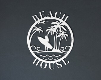 Beach decor, beach wall art, beach house decor, beach house sign, beach art, beach life, beach house signs, beach house gift, beach sign