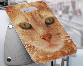 Custom Pet Photo Luggage Tag FEATURING Your Pet, Personalized Pet Baggage Tag, Fun Dog Photo Bag Tag, Cat Travel ID Tag, Animal Travel Lover