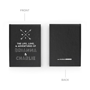 Comrades In Life, Love & Adventure Custom Trip Journal For Couples Travel Diary As Honeymoon Gift, Destination Wedding, Anniversary. image 7