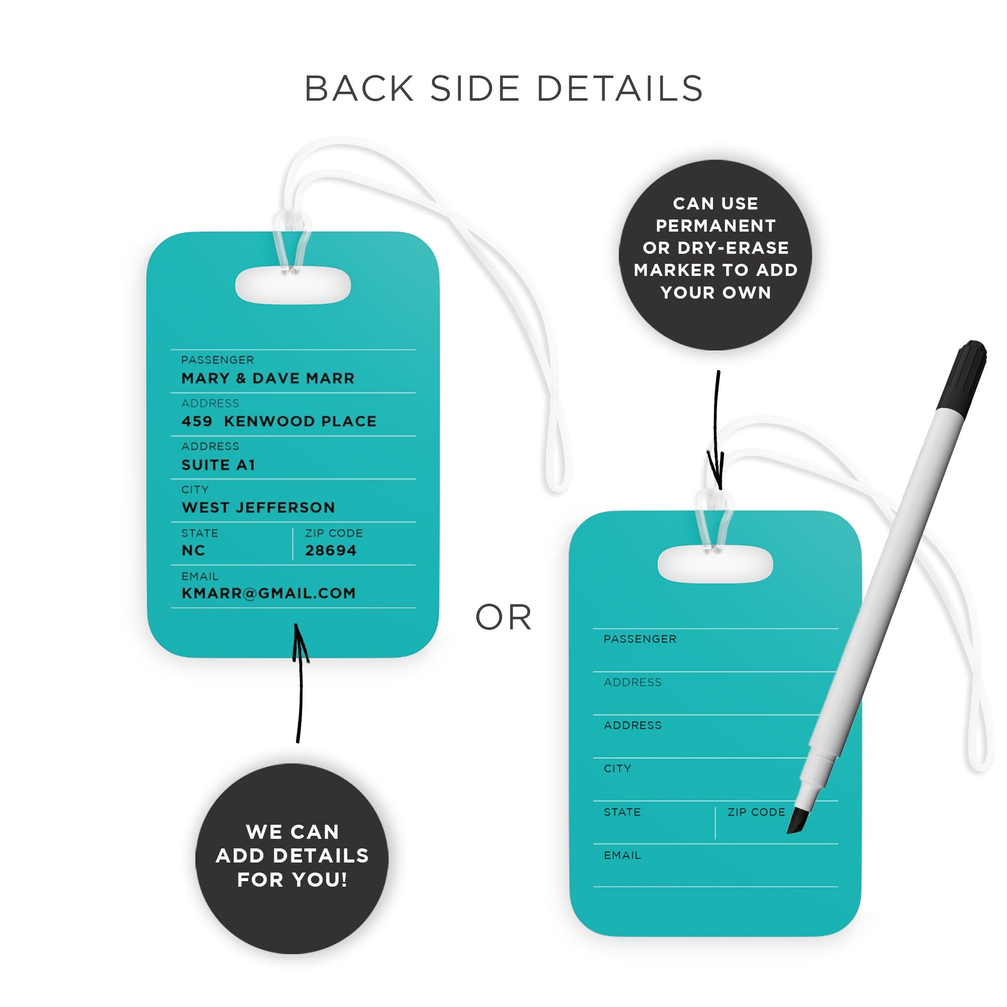 Personalized Luggage Tag With Your Face Customized Suitcase Etsy