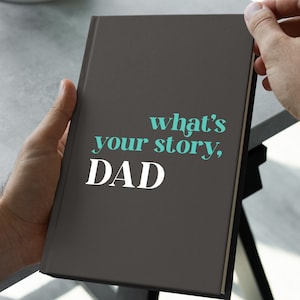 Personalized Hardcover Journal For Family Keepsake - Share Your Story & Memories | Hardcover Diary for Mom or Dad - Ideal Custom Gift Idea