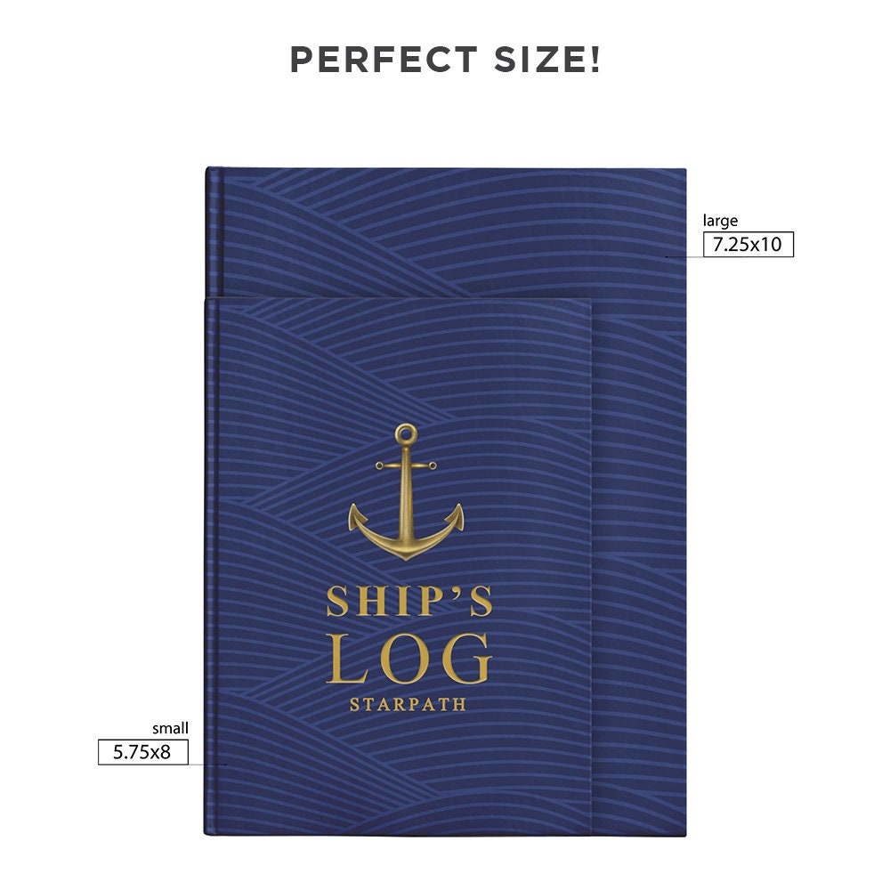 Personalized Boating Journal Fishing Journal Nautical Etsy