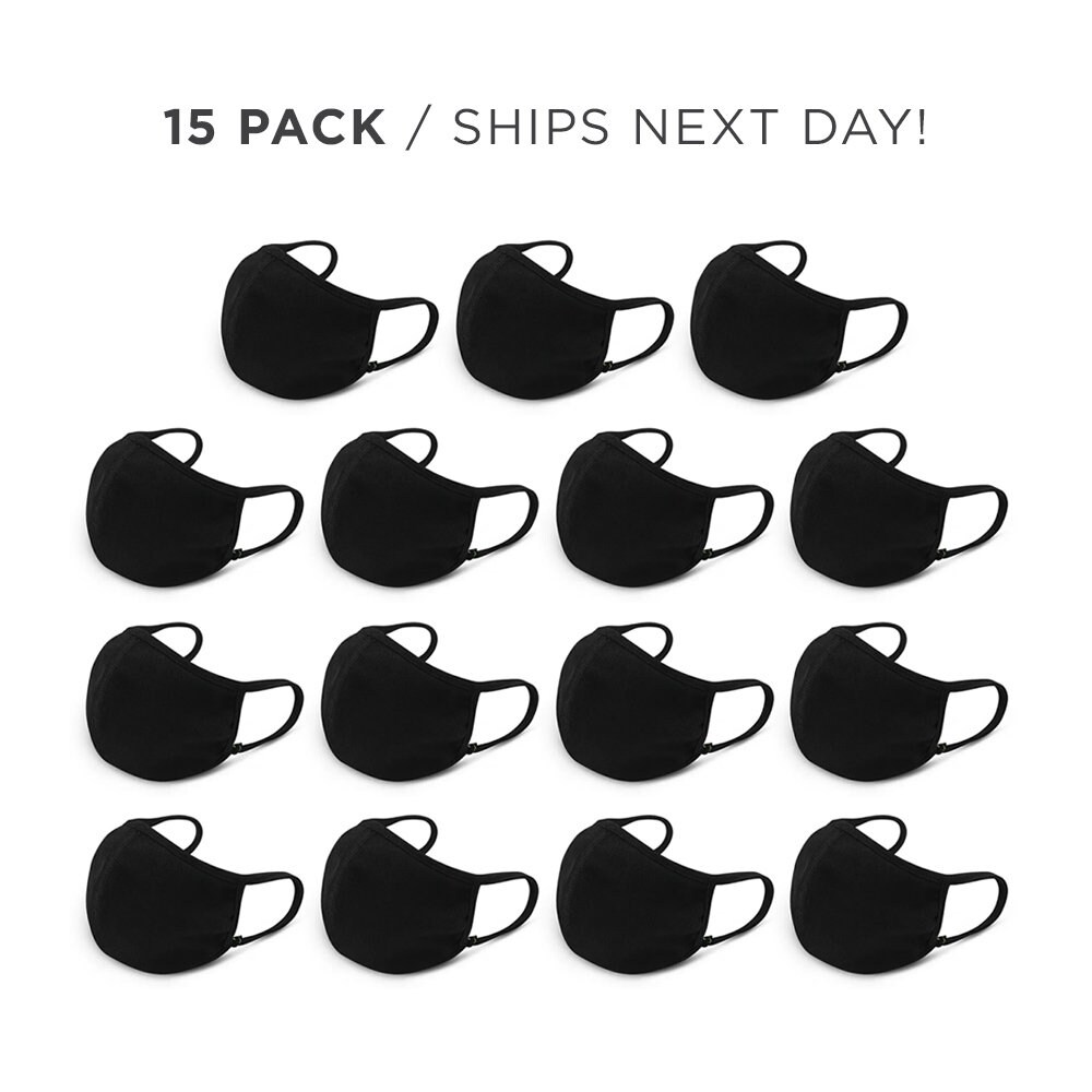 Black Face Masks 3pack Black Mask. Breathable Face Etsy