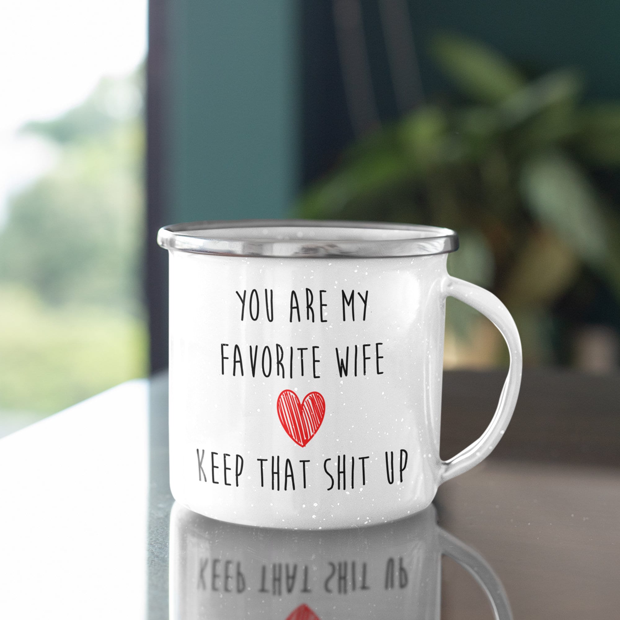 Funny Gift for Wife My Favorite Wife Camping Mug. Funny Etsy