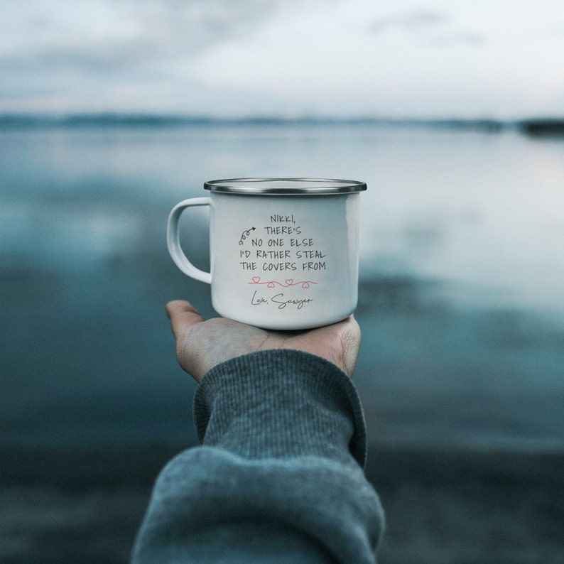 Customizable campfire mug