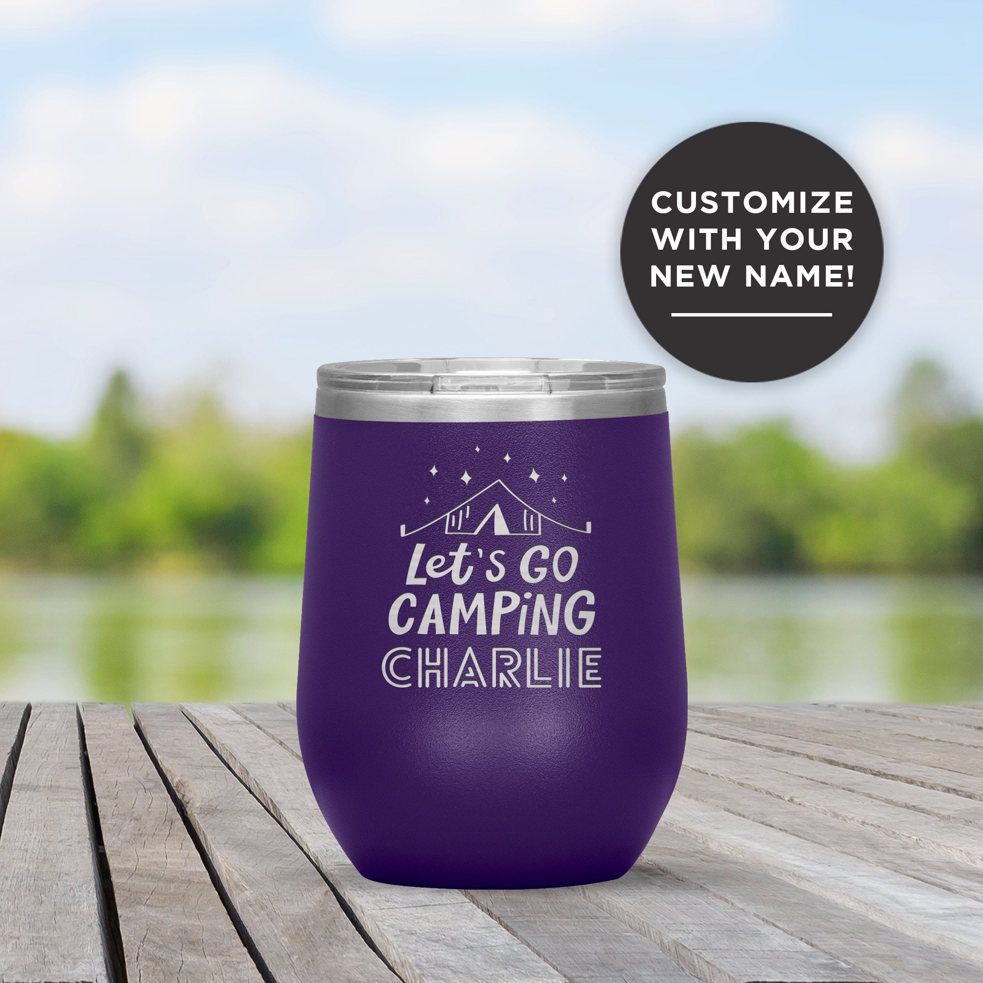 SSC Designs | Let's Go Camping Drink Tumbler